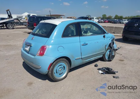 2016 Fiat 500 Retro из США, поврежденный, VIN 3C3CFFCRXGT177181